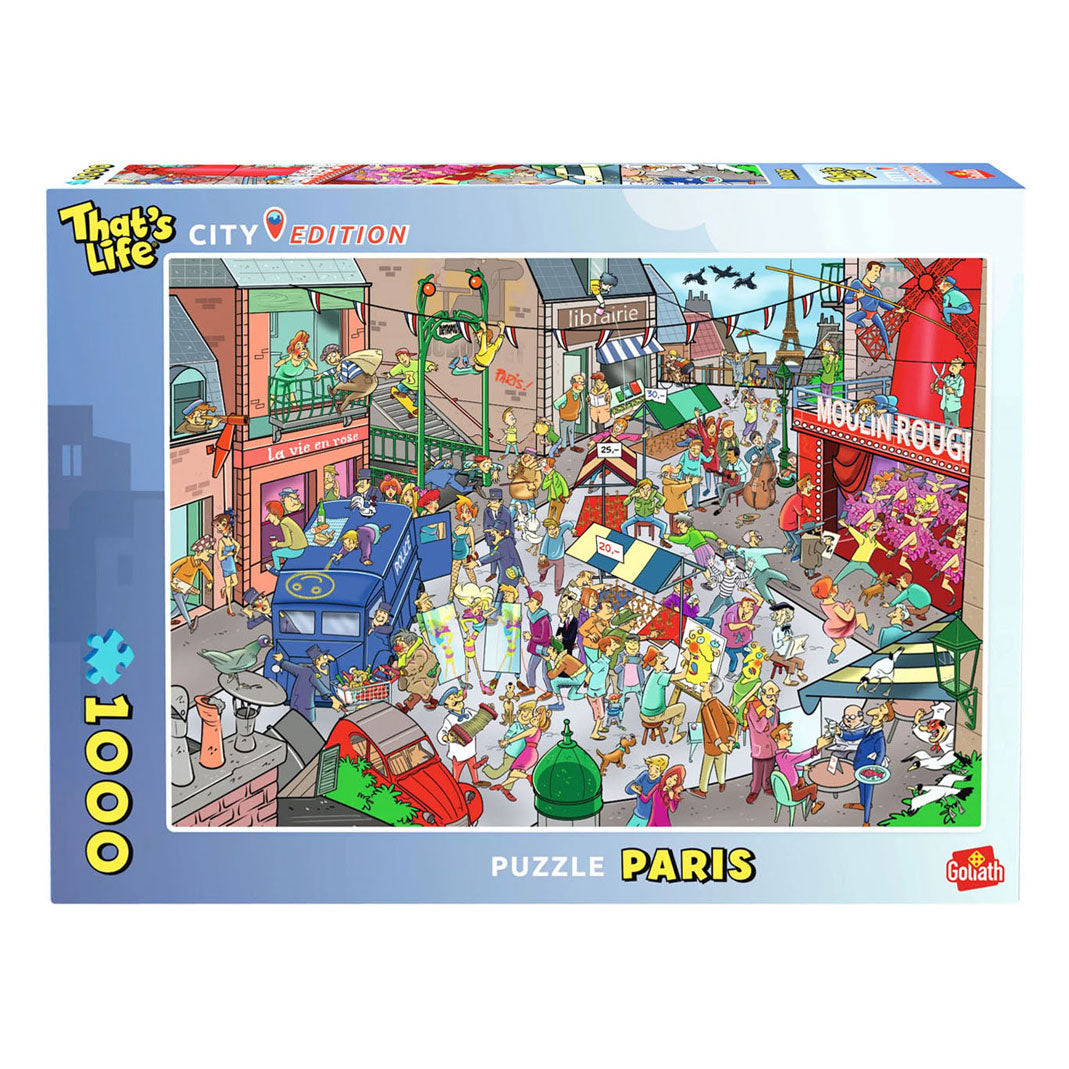 Goliath games golitath that's life city edition: parijs legpuzzel - 1000st.