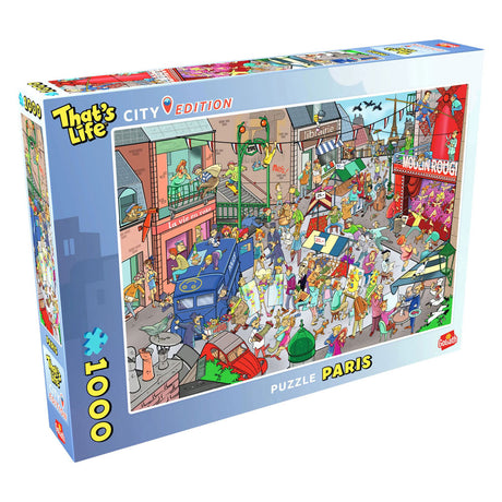 Goliath games golitath that's life city edition: parijs legpuzzel - 1000st.