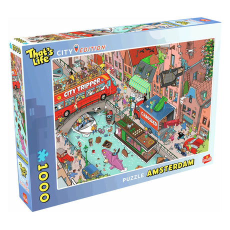 Goliath games goliath that's life city edition: amsterdam legpuzzel - 1000st.