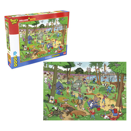 Goliath games goliath that's life hollandse editie: de veluwe legpuzzel - 1000st.