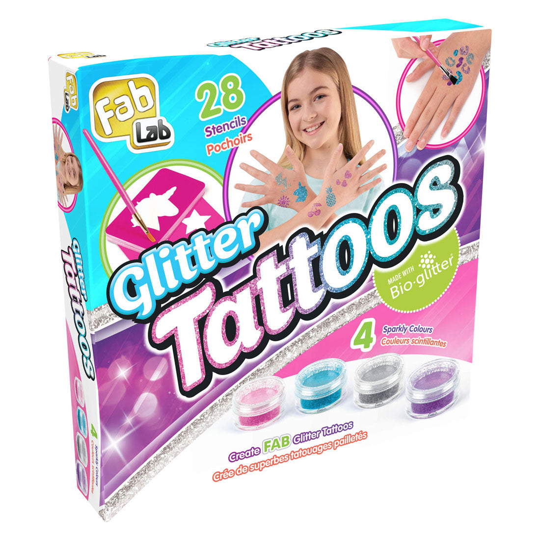 Goliath games fablab glitter tattoos