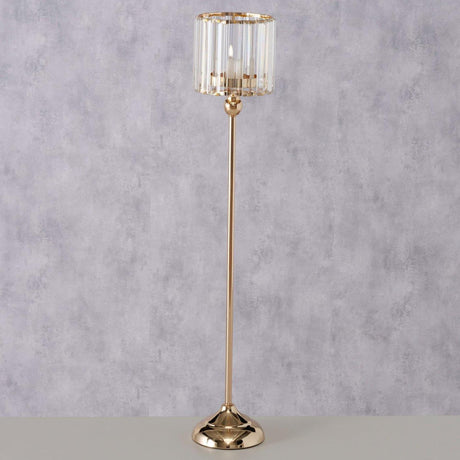 Boltze home windlicht kostra h70,5cm ijzer glas effen goud