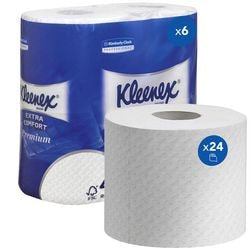 Kleenex toiletpapier 8484 4-laags wit