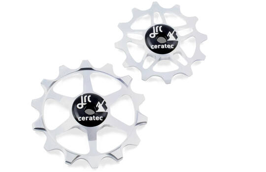 Jrc - keramische derailleurwiel set sram eagle xx1, x01, gx, nx, sx 12 14t zilver
