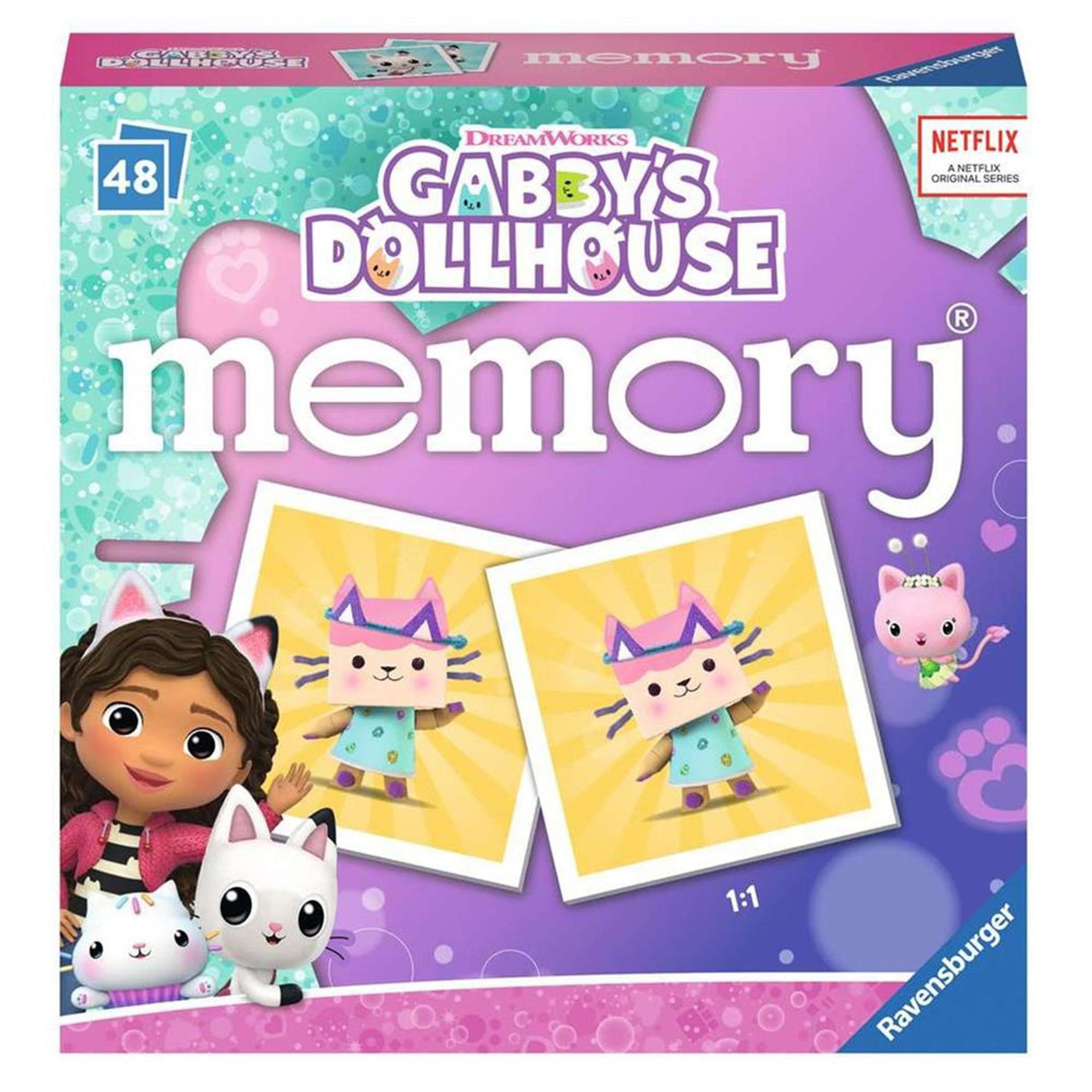 Ravensburger gabbyâ€™s dollhouse mini memory
