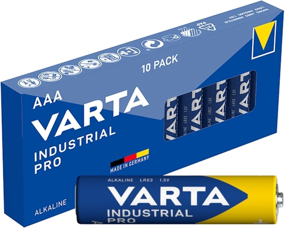 Var ta industrial pro aaa lr03 mini penlite per 10 stuks in box