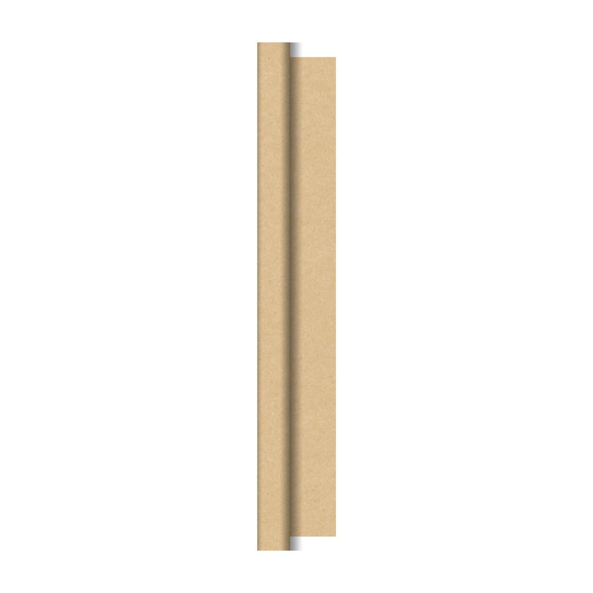 Duni tafellaken op rol natural brown cel 118x500cm