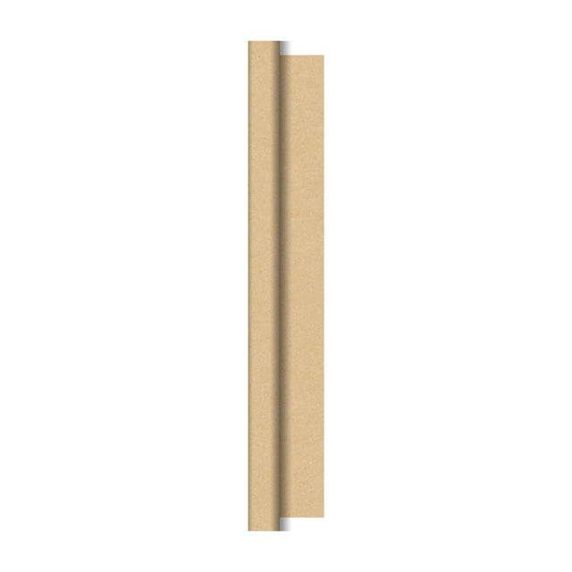 Duni tafellaken op rol natural brown cel 118x500cm