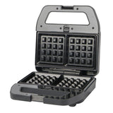 Daily home tosti wafelijzer set zwart