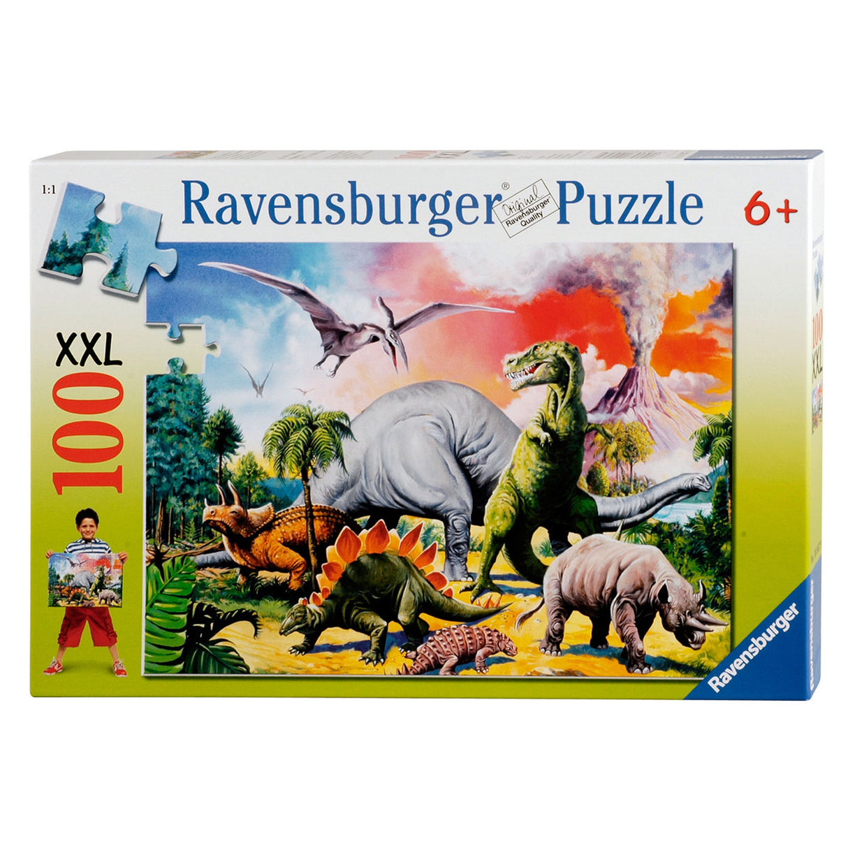 Ravensburger dinosaurus puzzel xxl, 100st