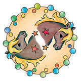 Mandala-designer ravensburger mini - paarden
