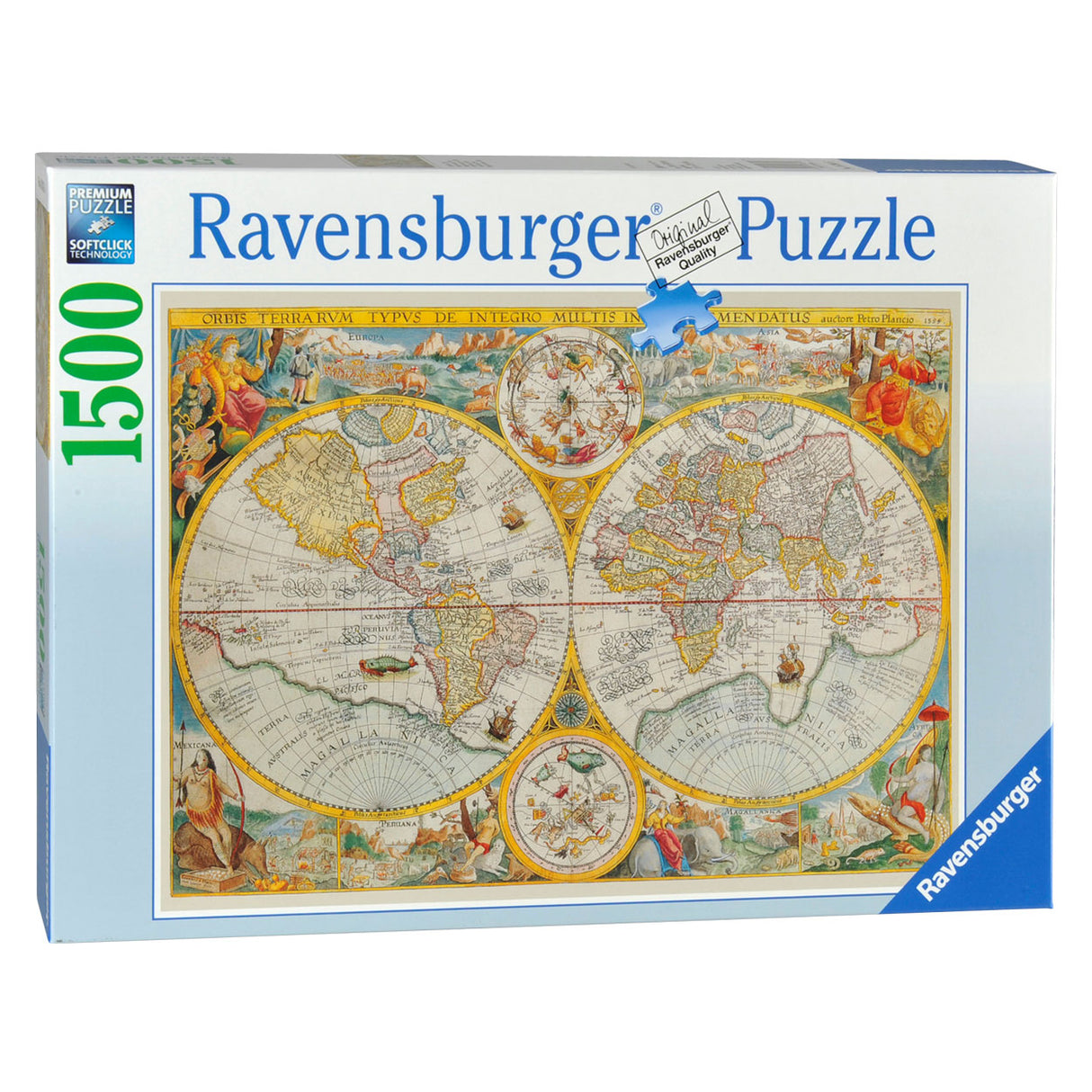 Ravensburger historische kaart, 1500st.