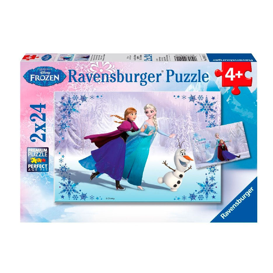 Ravensburger Frozen Puzzel: Zussen voor altijd 2x24 stuks