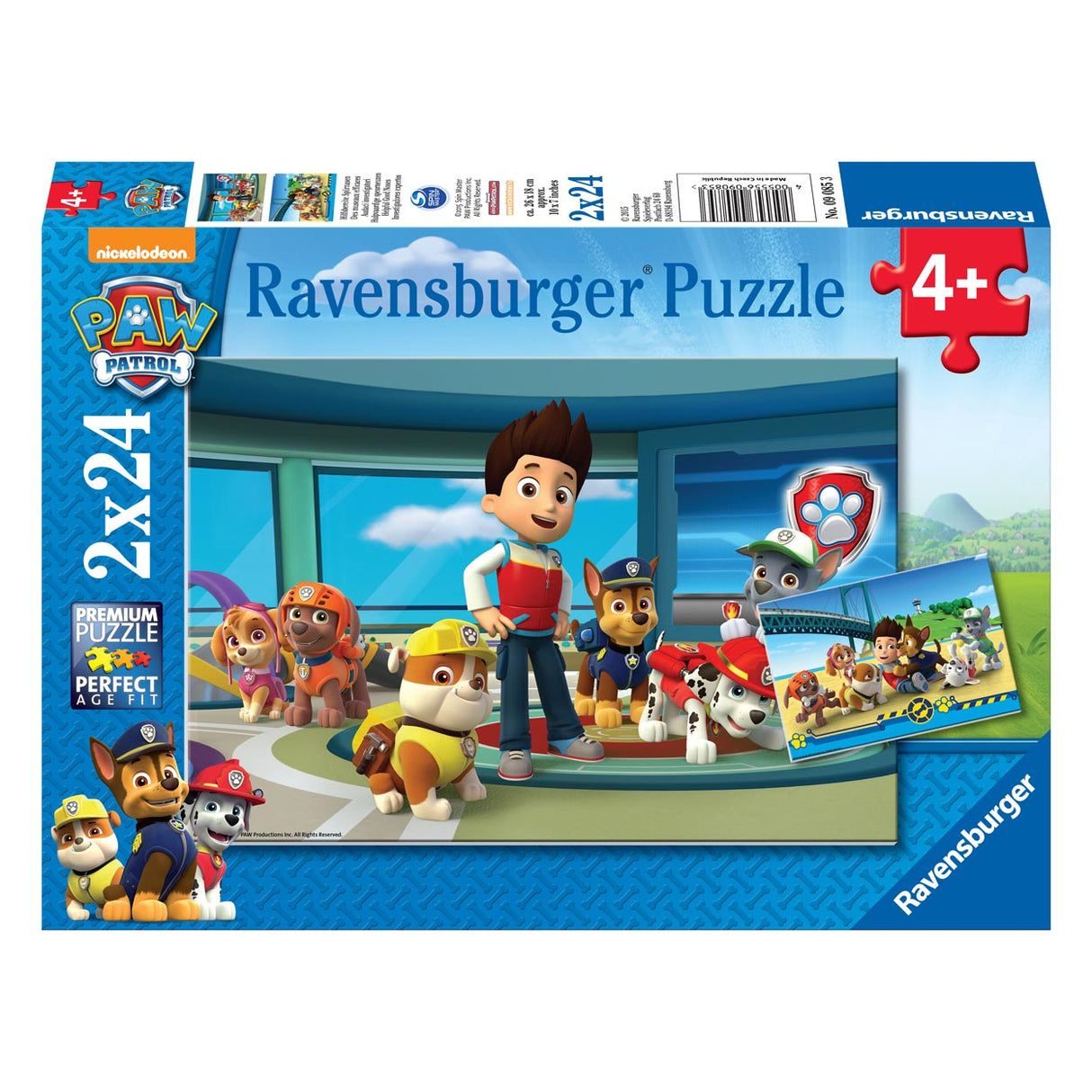 Ravensburger Puzzel Hulpvaardige Speurneuzen, 2x24st.