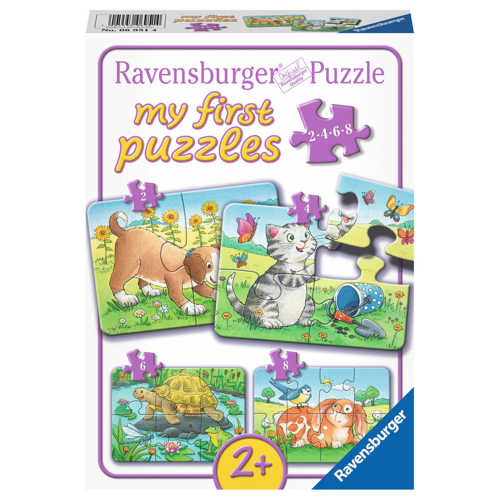 Ravensburger Schattige Huisdieren Puzzel 4in1