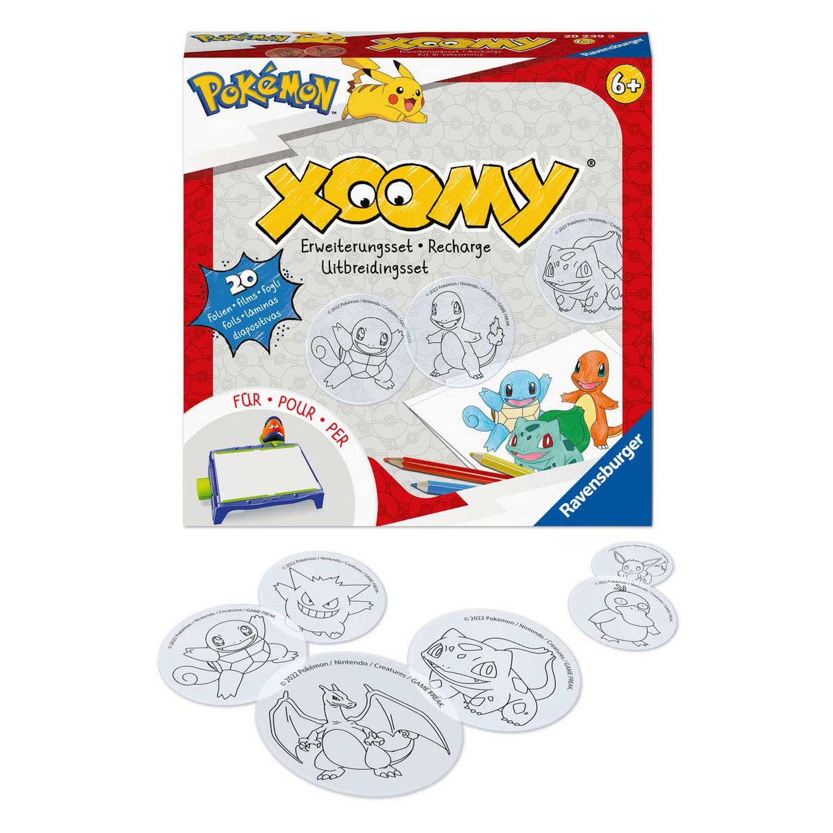 Ravensburger xoomy refill - pokemon