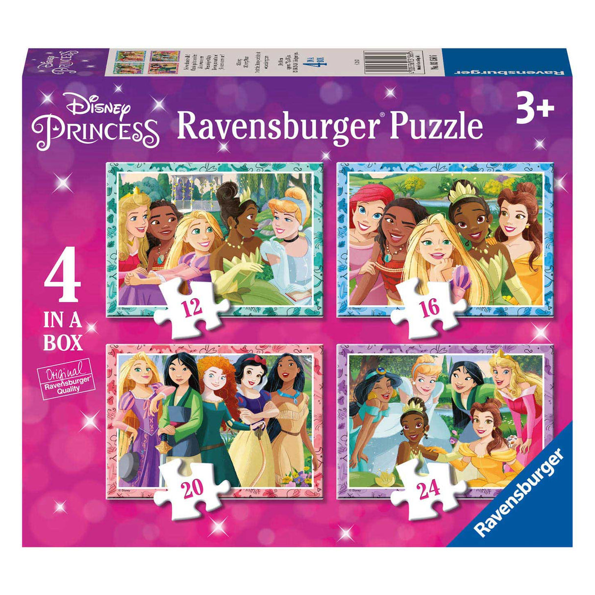 Ravensburger Puzzels Prinses 4in1