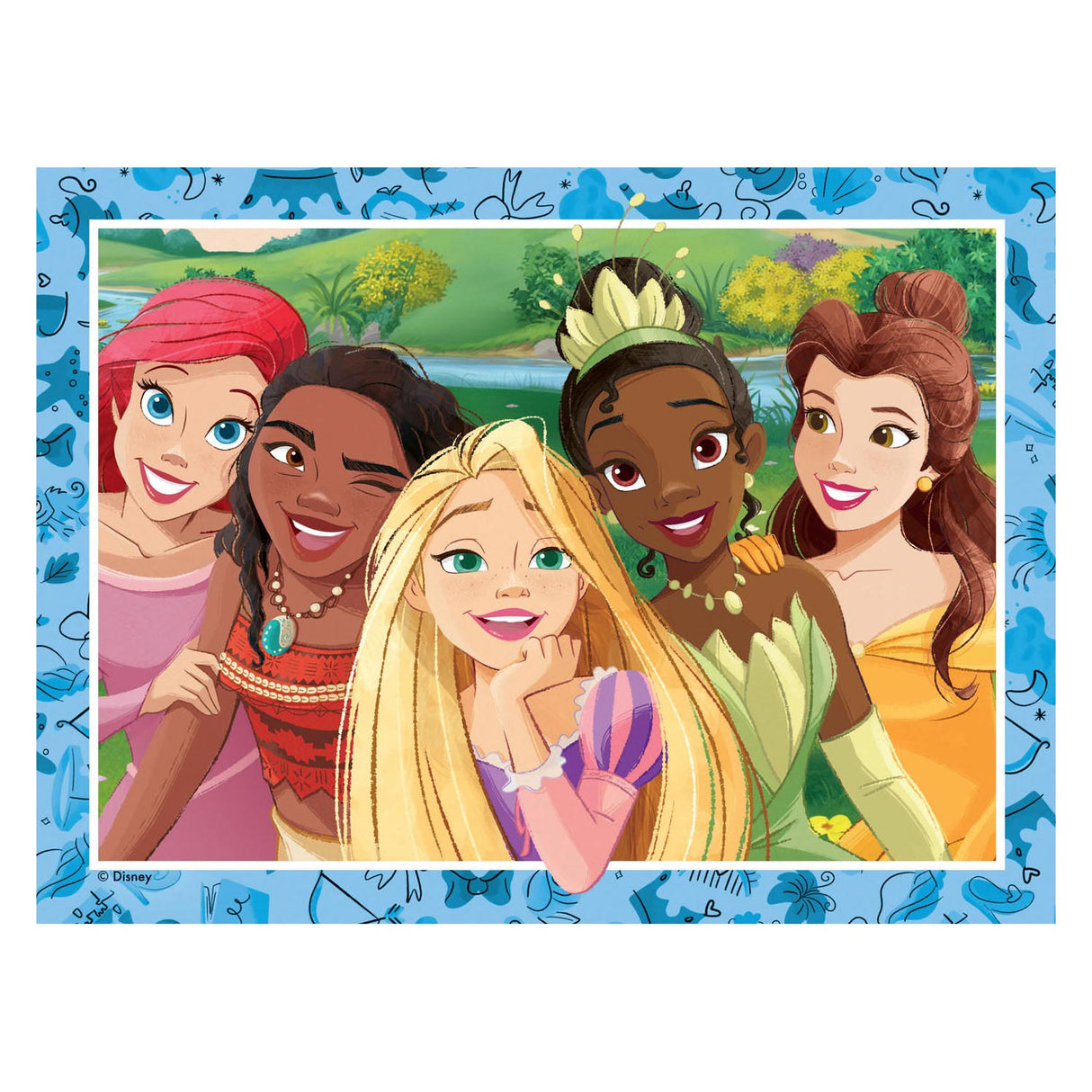 Ravensburger puzzel disney princess: wees wie je wilt zijn - legpuzzel - 12, 16, 20, 24 stukjes