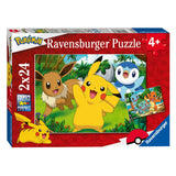 Ravensburger Puzzel Pikachu en zijn Vrienden 2x24 stuks