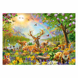 Ravensburger puzzel mooie hertenfamilie - legpuzzel - 200 xxl stukjes