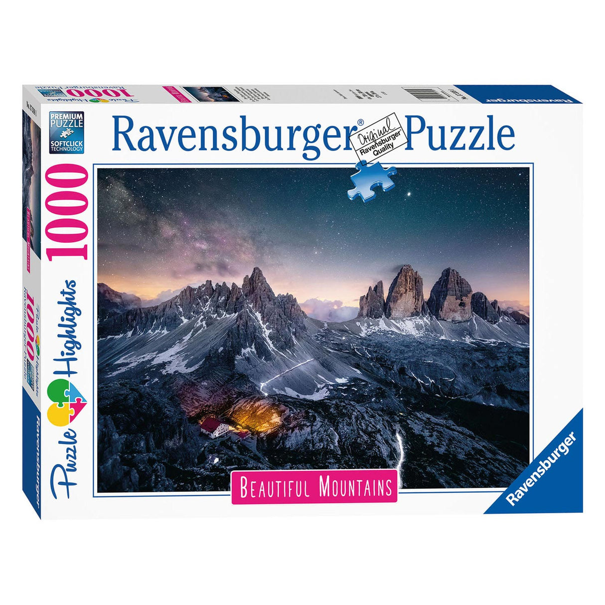 Ravensburger Puzzle Dram Sätz, Dolinnes, 1000st.