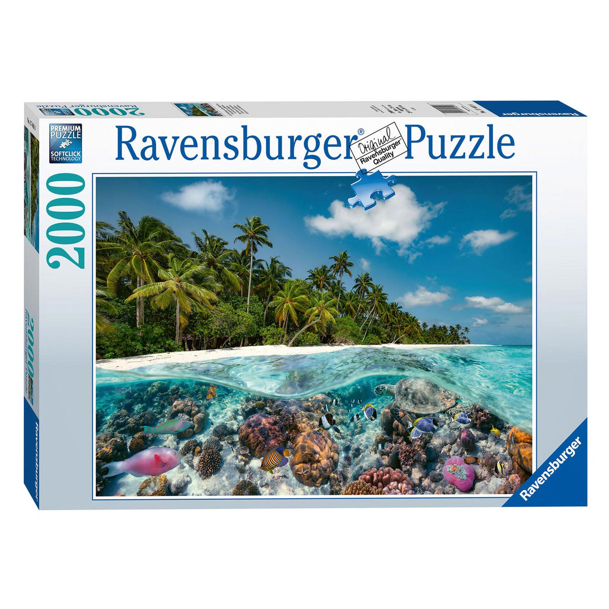 Ravensburger puzzzel eng Dauchen op de Maldiven, 2000st.