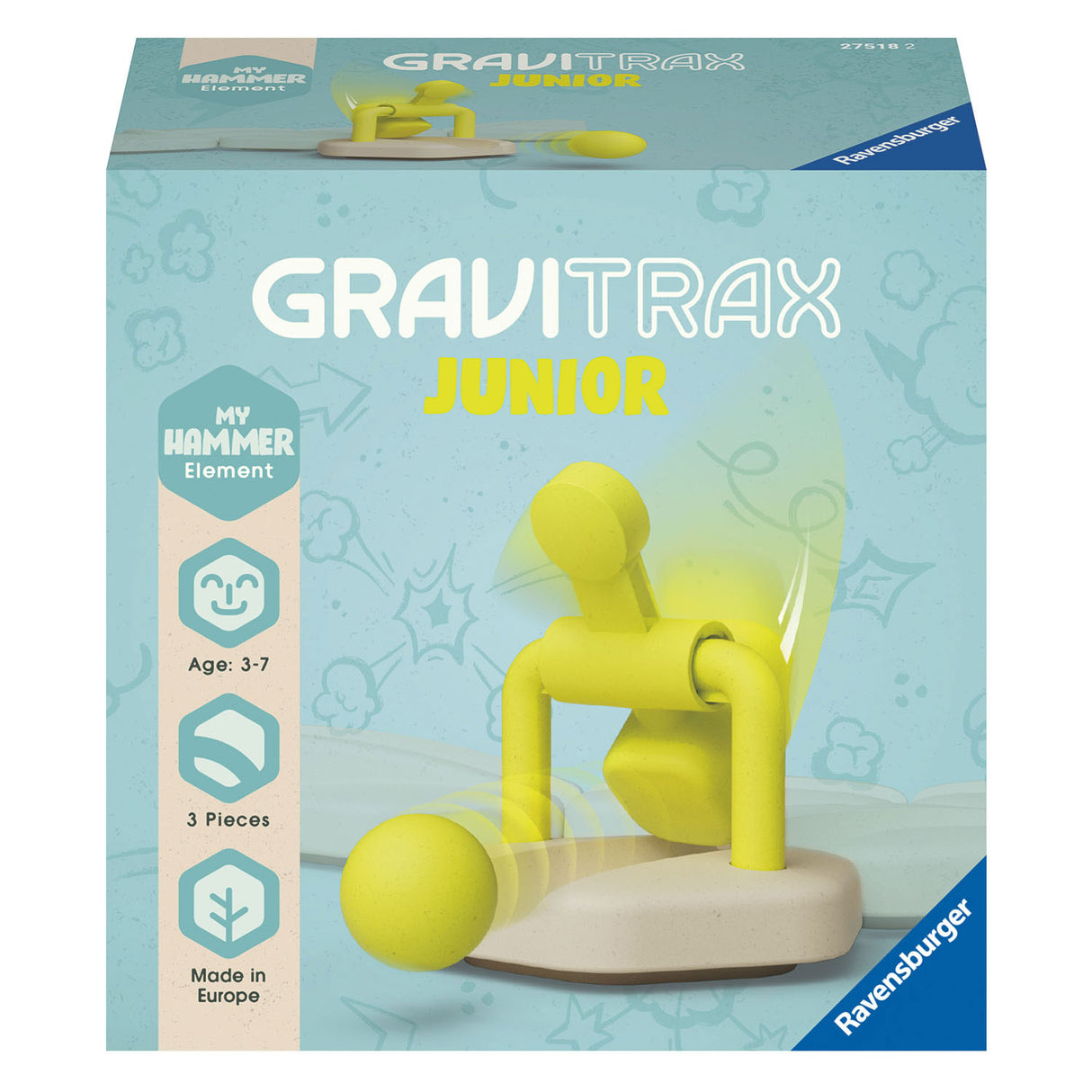 Ravensburger gravitrax junior uitbreidingsset element hammer