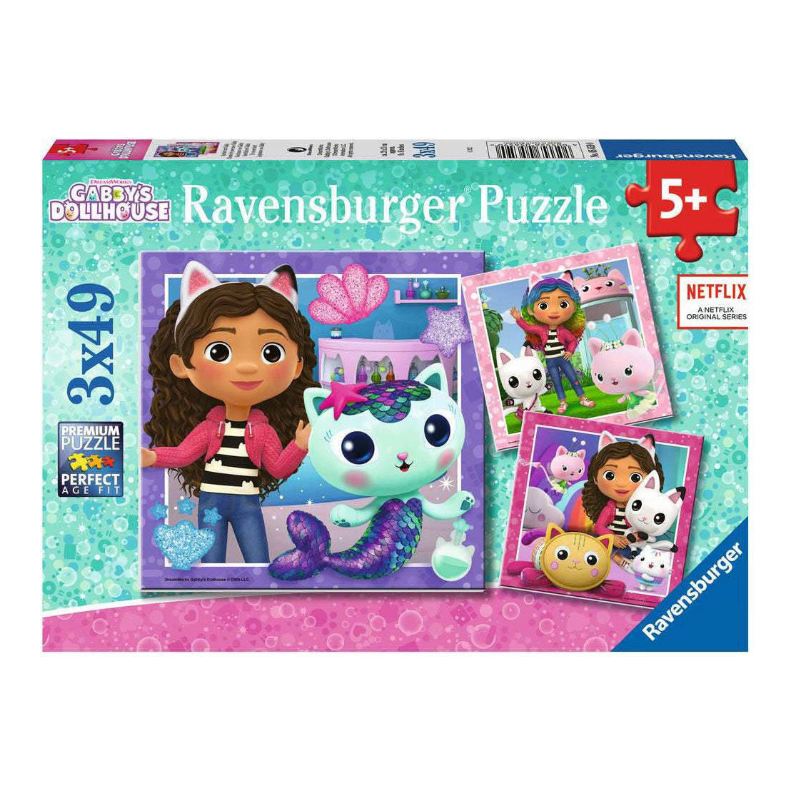 Ravensburger Gabby's Dollhaus Jigsaw Puzzle 3x49st.