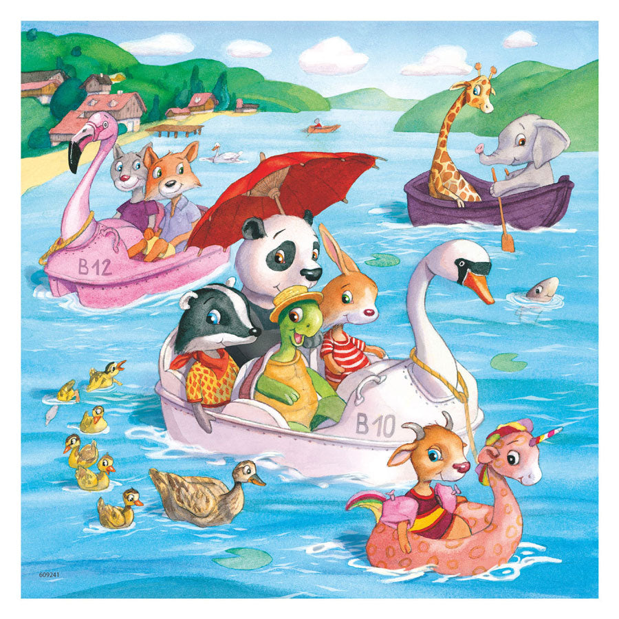 Ravensburger Watervoertuigen Legpuzzel 3x49st.