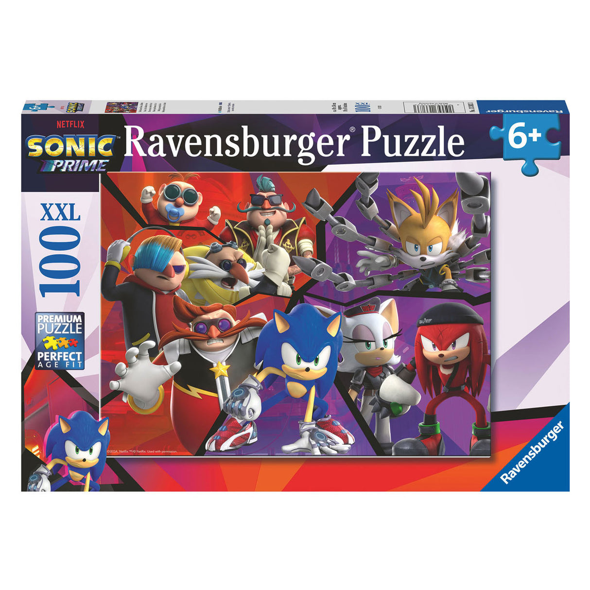 Ravensburger sonic prime legpuzzel xxl, 100st.