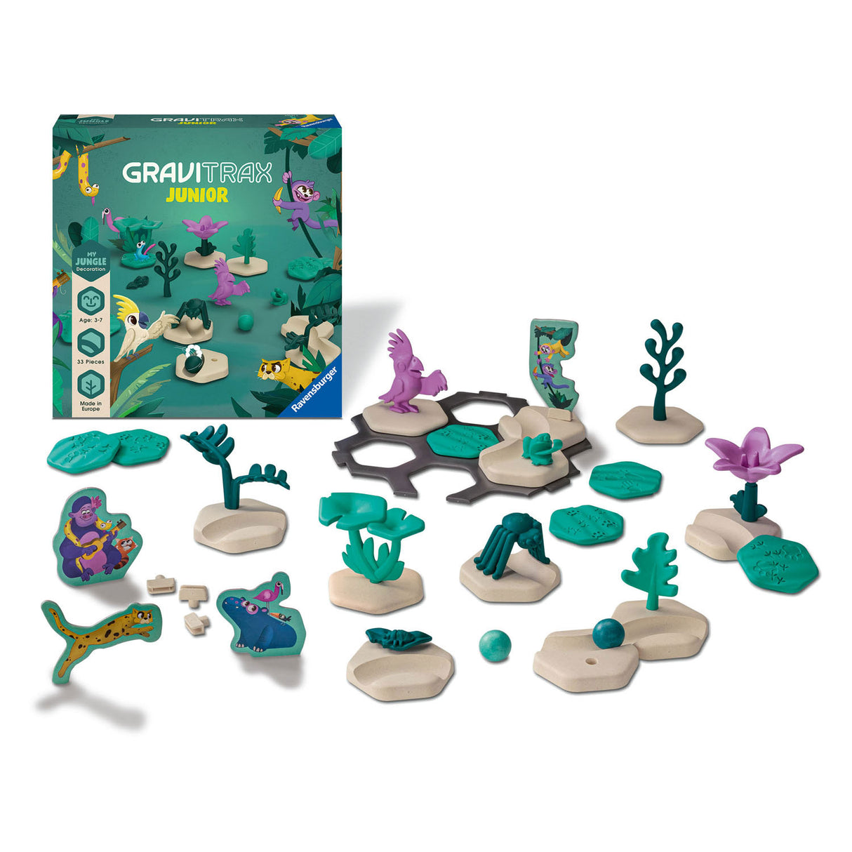 Ravensburger gravitrax junior uitbreidingsset jungle