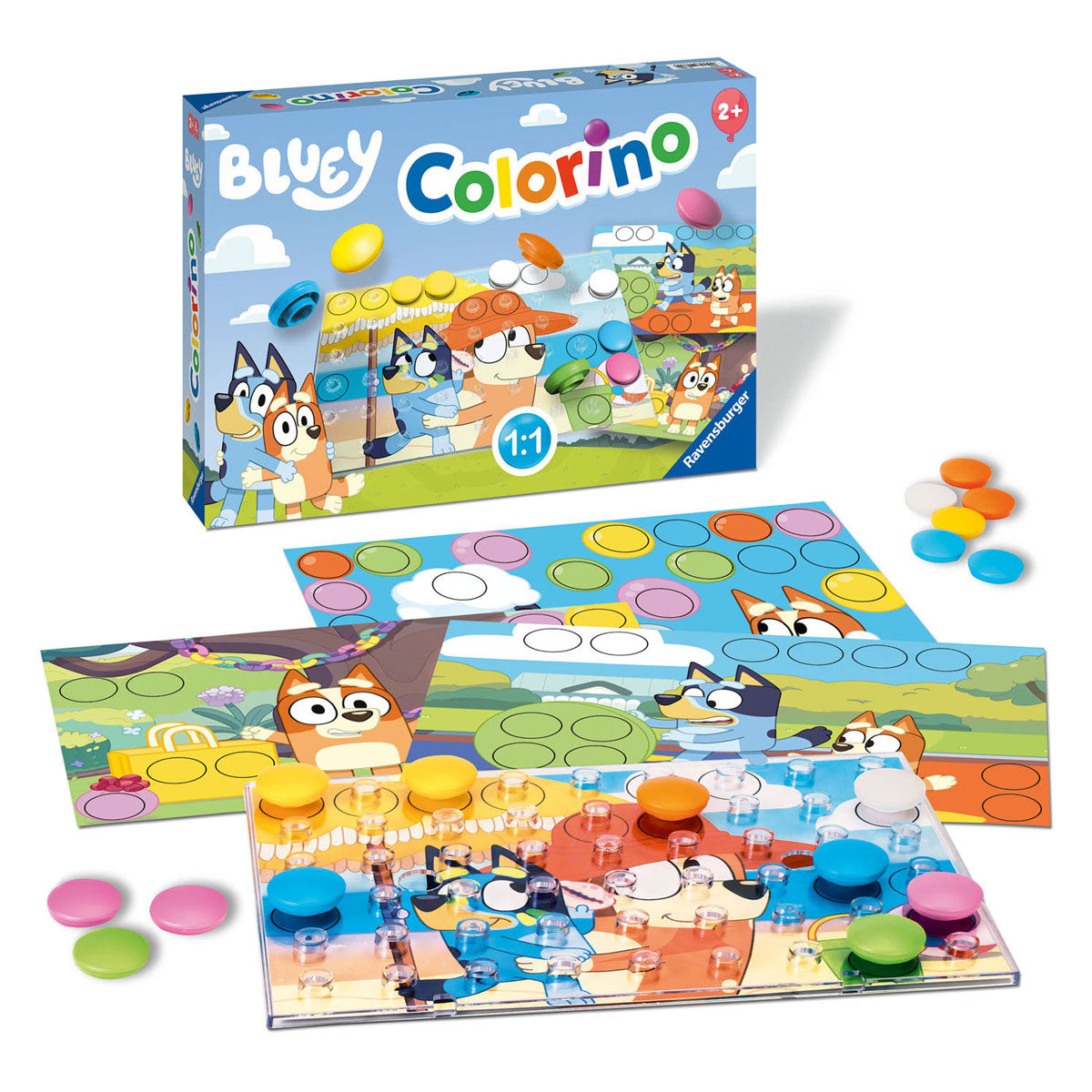 Ravensburger Bluey Colorino Kinderspel