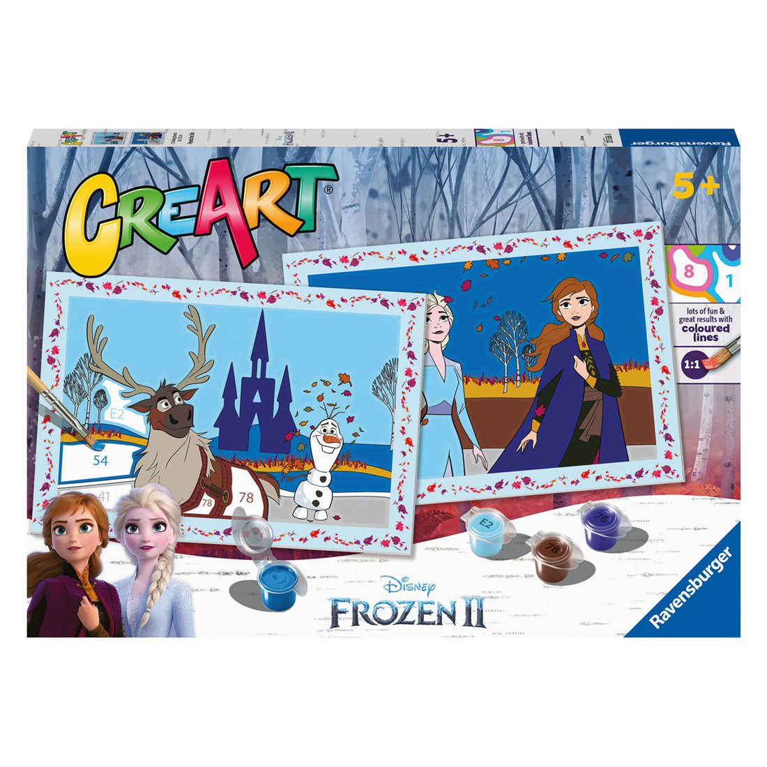 Ravensburger creart schilderen op nummer frozen 2