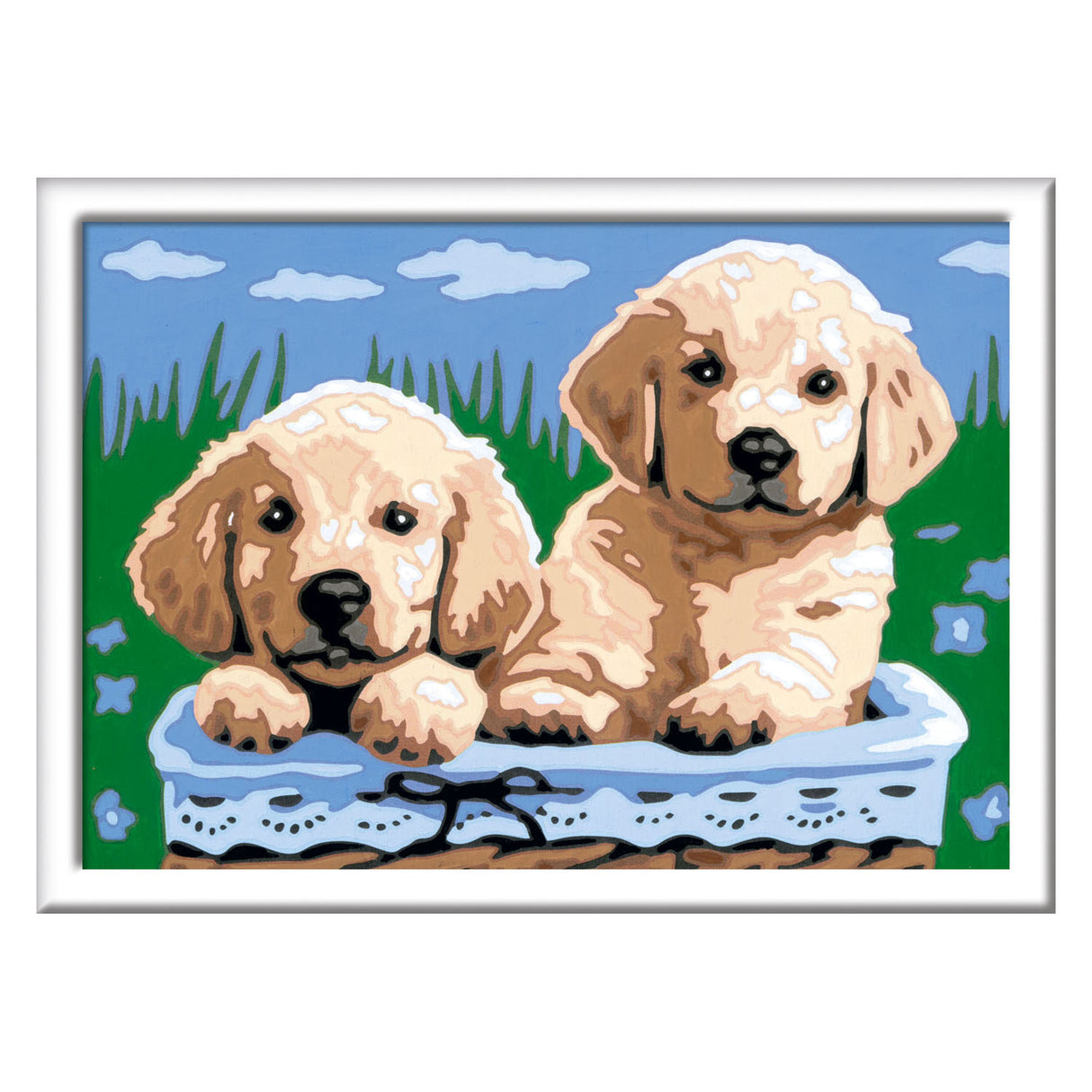 Ravensburger CreArt Schilderen op Nummer Schattige Puppies