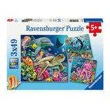 Ravensburger legpuzzel betoverende onderwaterwereld, 3x49st.