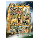 Ravensburger puzzel dieren collage - legpuzzel - 100 xxl stukjes