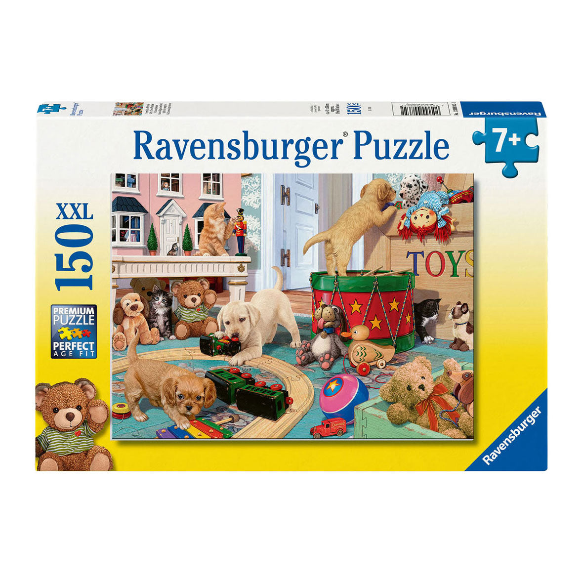 Ravensburger legpuzzel xxl puppies speeltijd, 150st.