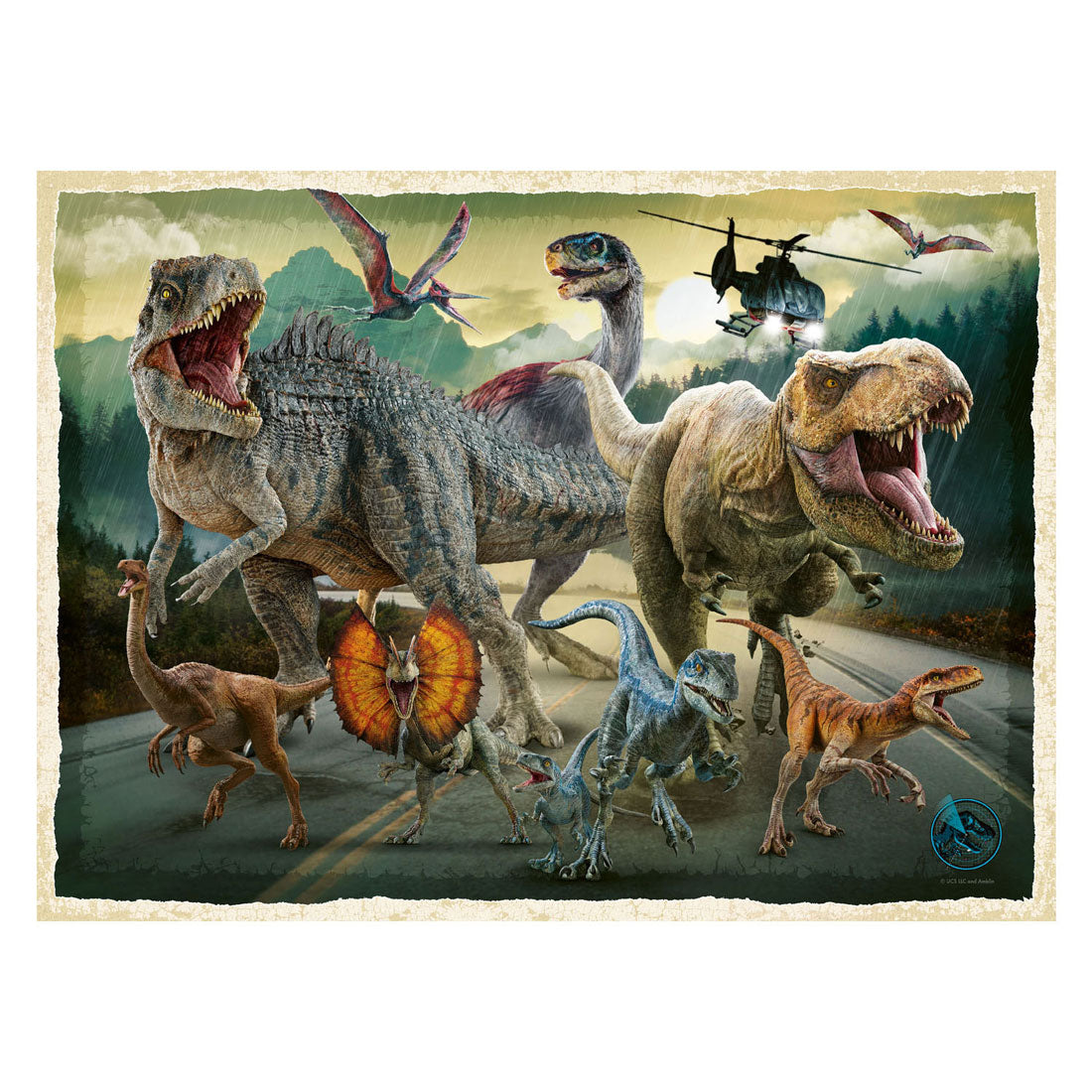 Ravensburger legpuzzel xxl jurrasic world, 200st.