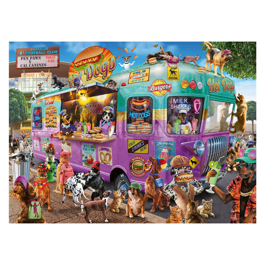 Ravensburger legpuzzel xxl hot diggity dogs, 300st.