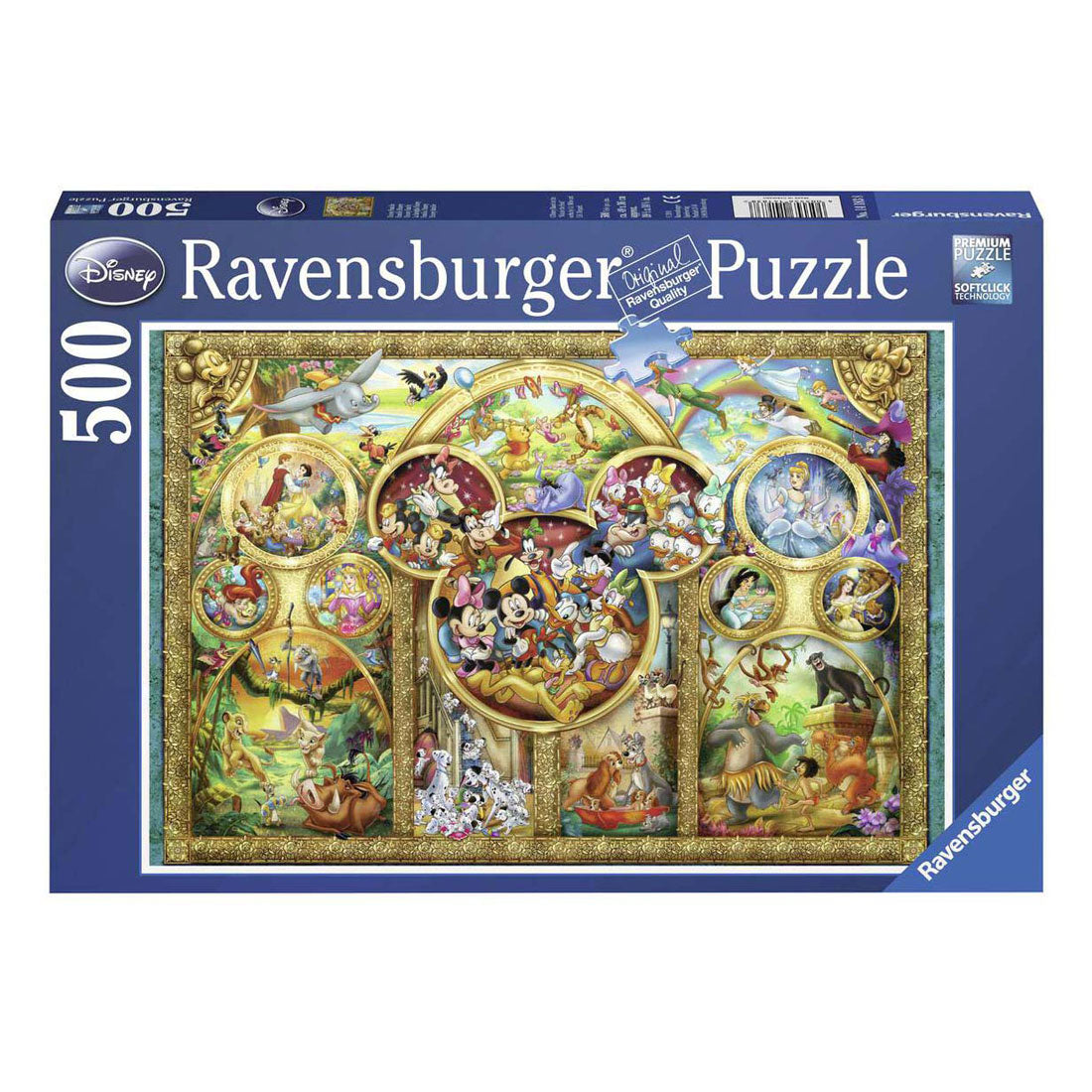 Ravensburger legpuzzel disney familie, 500st.