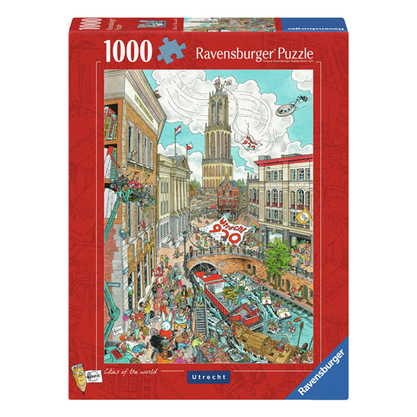 Ravensburger legpuzzel fleroux utrecht, 1000st.