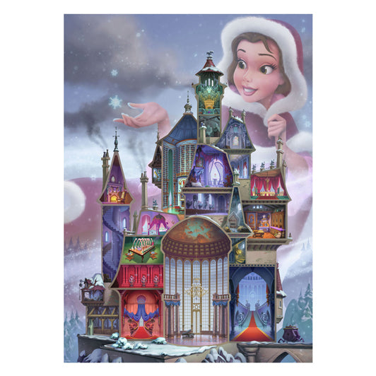 Ravensburger legpuzzel disney castles belle, 1000st.