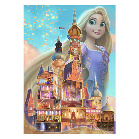 Ravensburger puzzel disney castles rapunzel - 1000 stukjes legpuzzel.