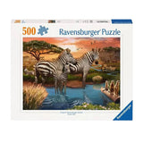 Ravensburger legpuzzel zebra's bij de drinkplaats, 1000st.