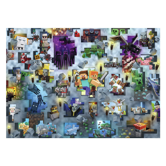 Ravensburger Legpuzzel Minecraft Bendes, 1000st.