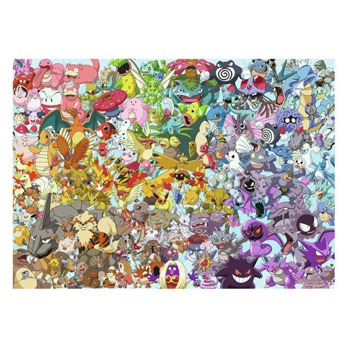 Ravensburger legpuzzel pokémon karakters, 1000st.