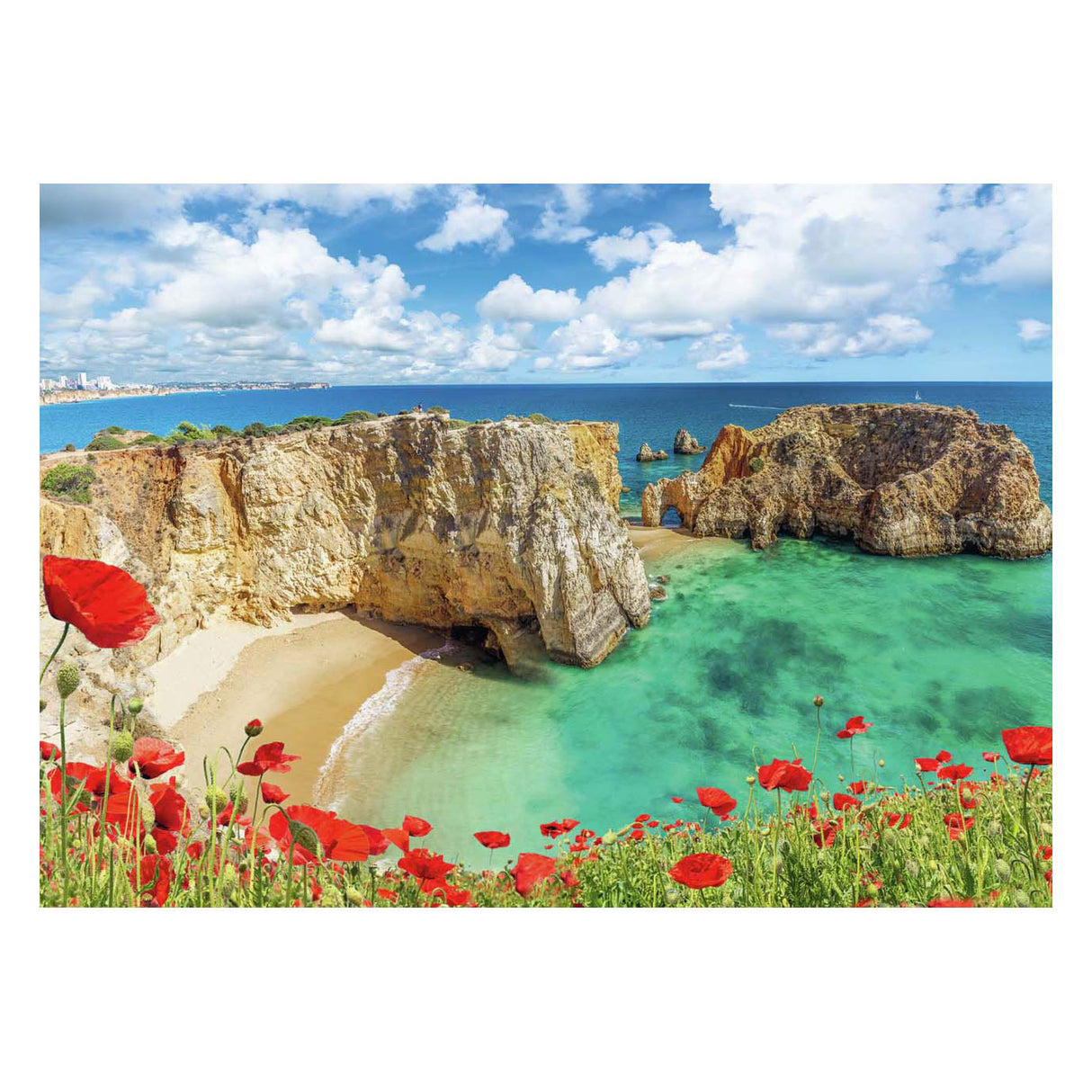 Ravensburger Legpuzzel Klaprozen in de Algarve Portugal, 1000st.