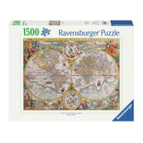 Ravensburger legpuzzel wereldkaart 1594, 1500st.