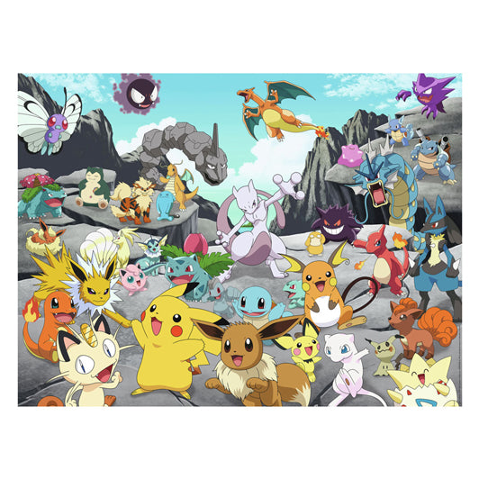 Ravensburger legpuzzel pokémon classics, 1500st.