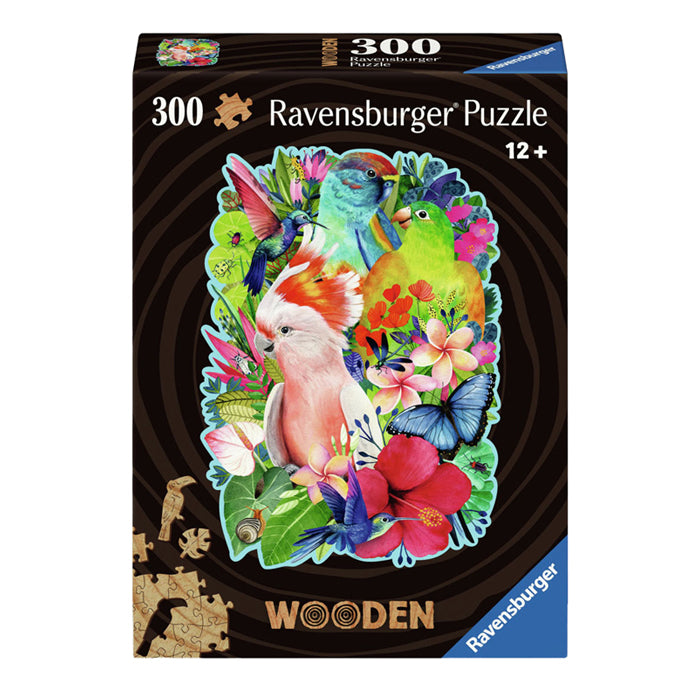 Ravensburger houten legpuzzel beautiful birds, 300st.